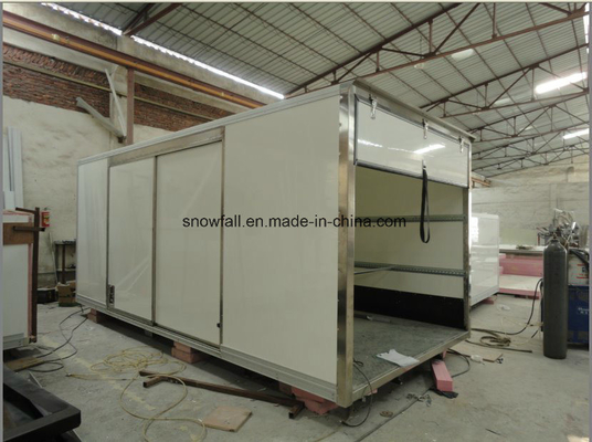 Fiberglass Honeycomb Dry Truck Box / Dry Freight Truck Body CKD ringan Pengiriman
