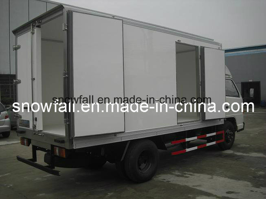 Unik Mudah Pemasangan 10ft Serat Kaca Pendinginan Truck Body Box Desain awet