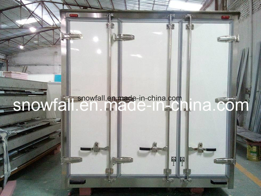 Unik Mudah Pemasangan 10ft Serat Kaca Pendinginan Truck Body Box Desain awet