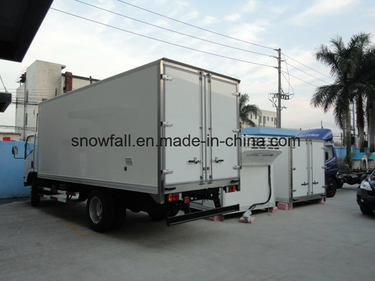 Unik Mudah Pemasangan 10ft Serat Kaca Pendinginan Truck Body Box Desain awet