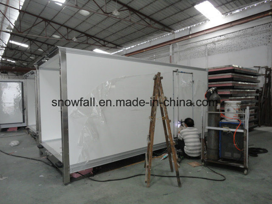 Unik Mudah Pemasangan 10ft Serat Kaca Pendinginan Truck Body Box Desain awet