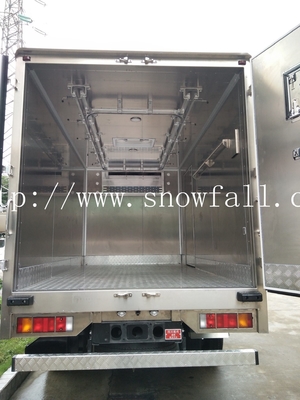 Customized Frp Meat Rail Truck Box Dengan Transmisi Manual Intensitas Tinggi