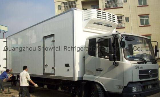 Unit pendingin terisolasi Pengangkutan truk Unit pendingin dengan kipas paduan aluminium