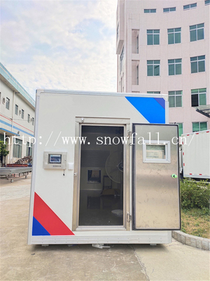 Rumah Kontainer Removable OEM FRP Mobil Rumah Shelter Isolasi Termal